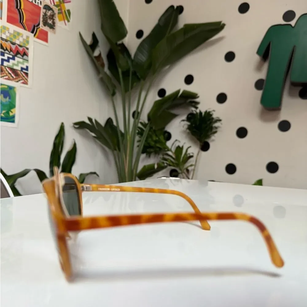 Men’s NWT Vintage 70s Deadstock Tortoise Shell Grandpa Aviator Driver Sunglasses